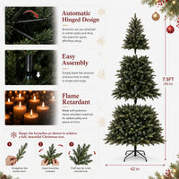 Pre-Lit Green Artificial Christmas Tree