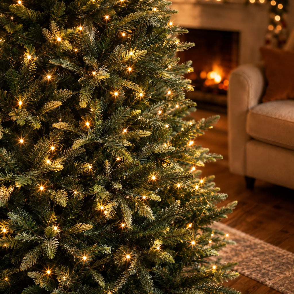 Pre-Lit Green Artificial Christmas Tree